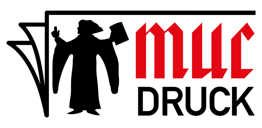 das Logo von mucDRUCK einer eigenständigen Marke der JK Enterprises GROUP mit Sitz in München